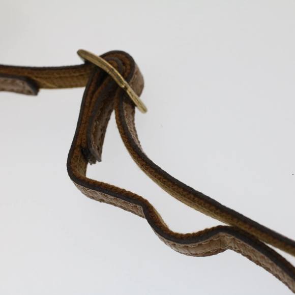 BURBERRY Blue Label Shoulder Bag Canvas White Navy Auth bs7490 - Picture 8 of 16